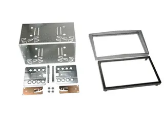 Connects2 Premium monteringskit 2-DIN Opel - Headunits &quot;med knekk&quot; Chrome Met.