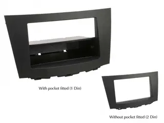 Connects2 Premium monteringskit 2-DIN Suzuki Kizashi (2010 - 2014) Sort