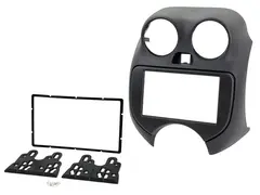 Connects2 Premium monteringskit 2-DIN Nissan Micra (2011 - 2012) Sort