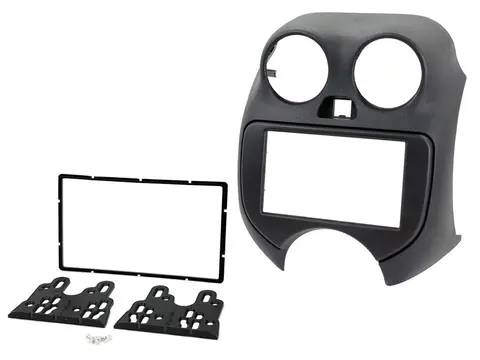 Connects2 Premium monteringskit 2-DIN Nissan Micra (2011 - 2012) Sort