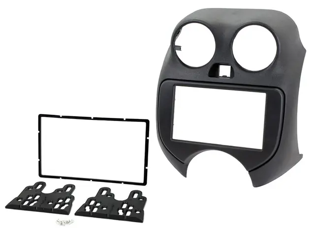 Connects2 Premium monteringskit 2-DIN Nissan Micra (2011 - 2012) Sort 