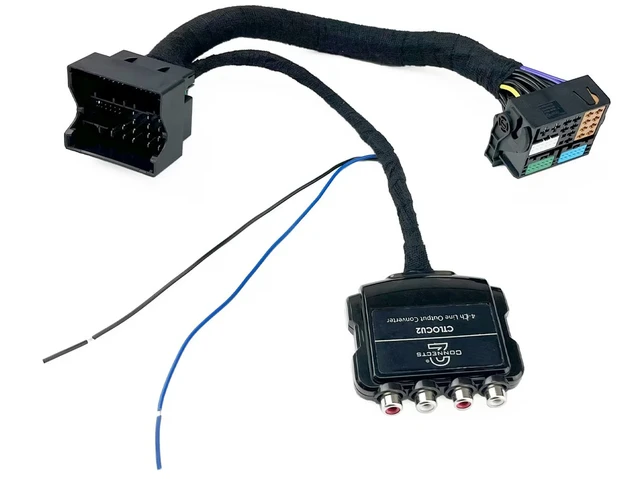 Connects2 Høy- til lavnivå adapter 4-kanals Quadlock 52-pin 