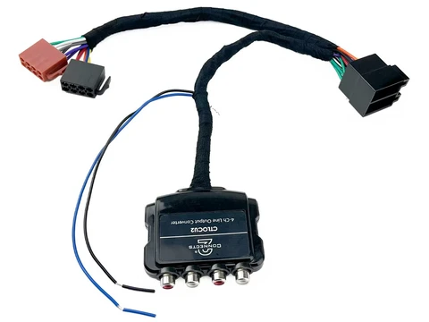 Connects2 høy-lav nivåadapter 4-kanals med remote