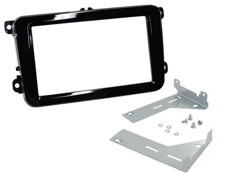 Connects2 Premium monteringskit 2-DIN VW/Skoda RCD/RNS-formfaktor (Sort piano)