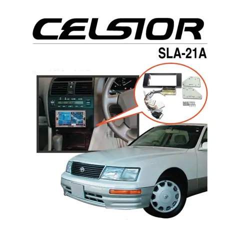 BeatSonic PREMIUM komplett 2-DIN kit LS u/navi u/Nakamichi (1995-1997) 