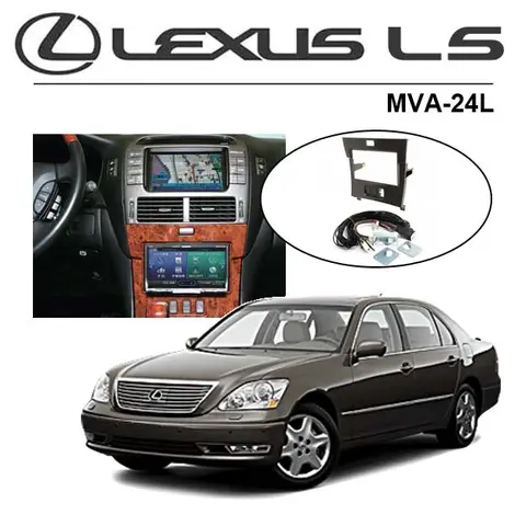 BeatSonic PREMIUM komplett 2-DIN kit LS m/navi m/Mark Levinson (2004-2006) 