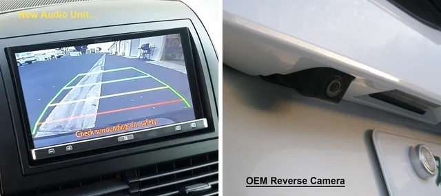 BeatSonic - Beholde OEM ryggekamera Toyota TNS600 (2001 - 2007) (4-pin) 