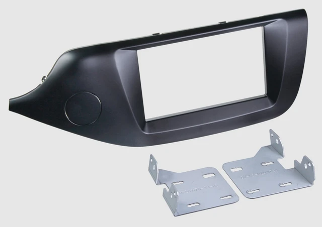 ConnectED Premium monteringskit 2-DIN Kia Ceed (2013-2018) Matt sort 