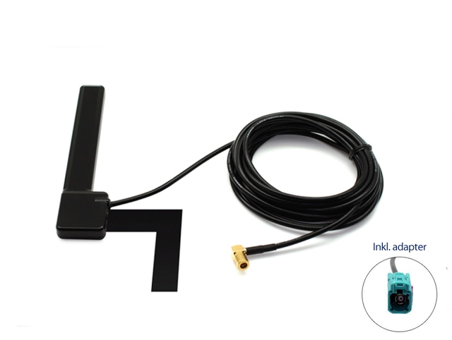 Connects2 DAB-antenne Fakra (adapter) Aktiv vindusantenne 