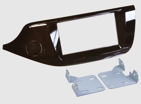ConnectED Monteringskit 2-DIN Kia Ceed (2013-2018) Brun pianolakk