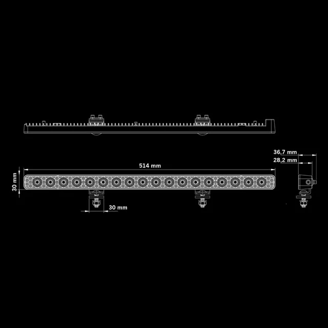 Strands Nuuk E-line arbeidslys Arbeidslys i familie med 809134/809135 