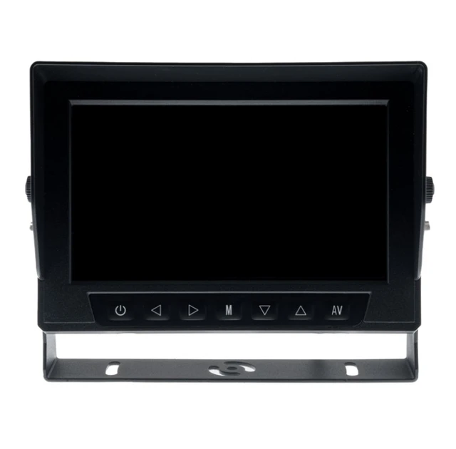 Ampire 7" TFT  LCD-Skjerm Med 2 videoinnganger, IP69 