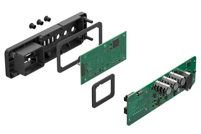 Hertz DBA201  8" Aktiv Subwoofer 440W max doble slaveelementer 