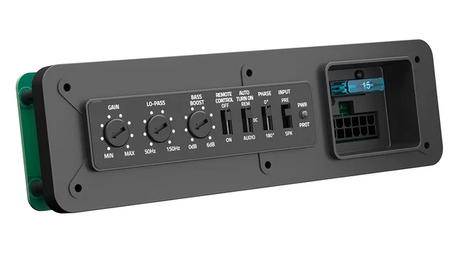 Hertz DBA201  8" Aktiv Subwoofer 440W max doble slaveelementer 