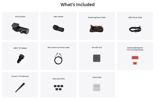 BlackVue Dashbordkamera 2 kanals 64GB 4K, WiFi, GPS, 30 b/s 