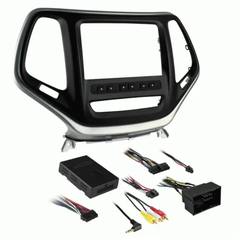 Metra Premium monteringssett 2-DIN Jeep Cherokee (2014 -->) "sølv"