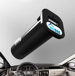 norDAB USB-lader Sigarettenner-plugg til USB-plugg