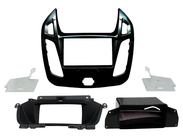 Connects2 Premium monteringsramme 2-DIN Transit Connect (2014-2018) Sort 