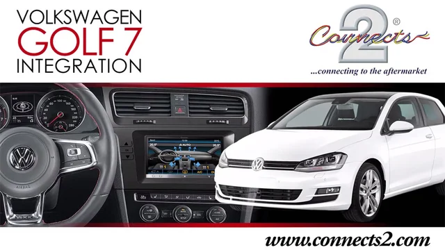 Connects2 Komplett monteringskit 2-DIN Golf (2013 - 2019) (Korte headunits) 