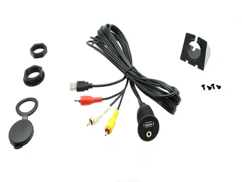 Connects2 USB/AUX Skjøteledning USB/AUX skjøteledning for innfelling