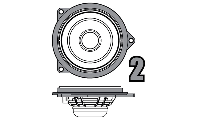 ROCKFORD FOSGATE T3 BMW UPGRADE Power T3 4" komponentsett 50/100W 