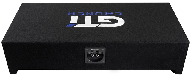 CRUNCH GTI250S + GPX750.1D Basspakke med 10" downfire og mono 