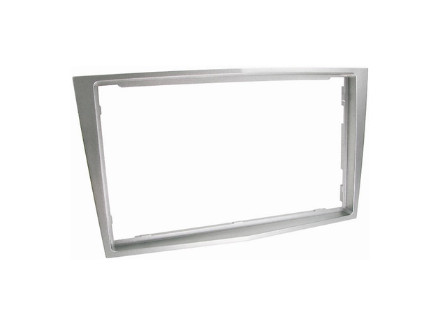 Connects2 Monteringsramme 2-DIN Opel - Headunits "med knekk" Mørk sølv 