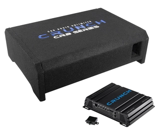 CRUNCH CRB200 + GPX750.1D Basspakke med 8" downfire og mono