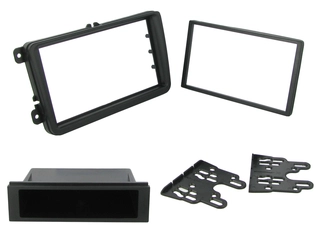 Connects2 Monteringsramme 1-DIN / 2-DIN VW/Skoda RCD/RNS-formfaktor