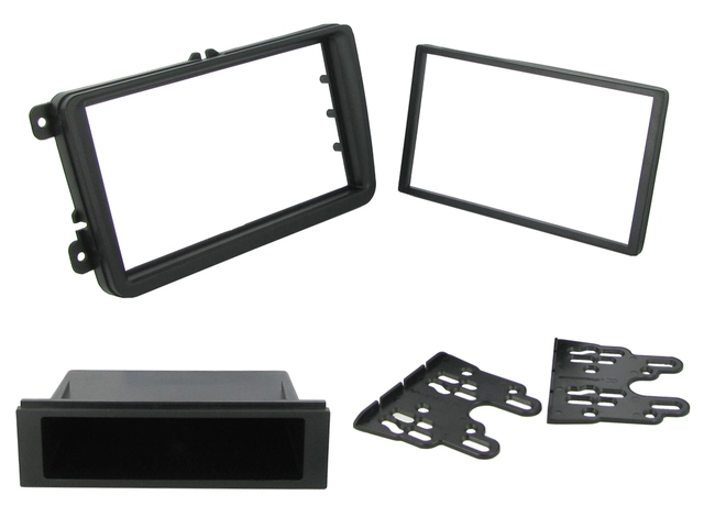 Connects2 Monteringsramme 1-DIN / 2-DIN VW/Skoda RCD/RNS-formfaktor 