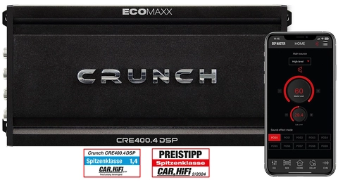 CRUNCH CRE400.4DSP-ISO Universal med ISO