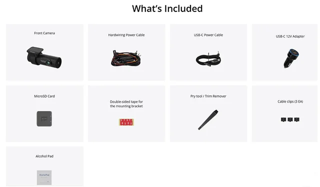 BlackVue Dashbordkamera 1 kanals 64GB WiFi, GPS, Full HD, 60 b/s 