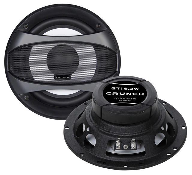 CRUNCH GTI6.2W, Woofer 16,5 cm 16,5 cm (6½") Kickbass høyttaler 