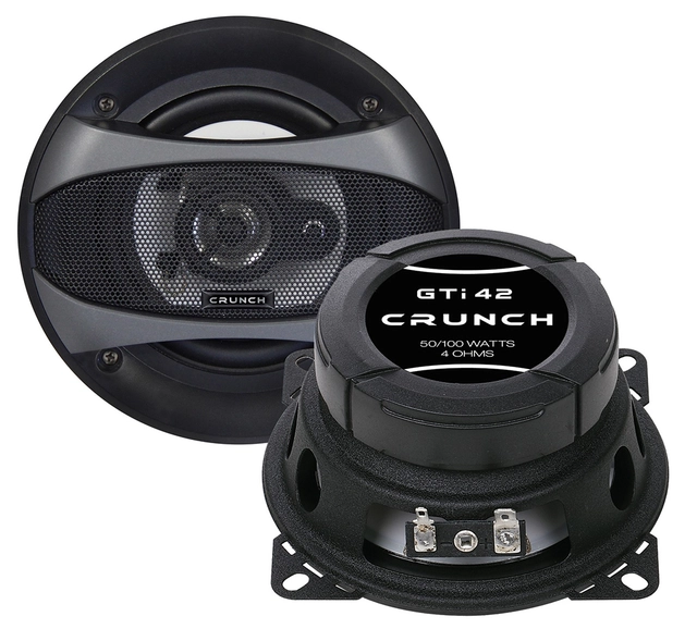 CRUNCH GTI42, 2veis koaxial 10 cm 10 cm (4") Koaxial høyttalere 