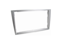 Connects2 Monteringsramme 2-DIN Opel - Headunits &quot;med knekk&quot; Lys s&#248;lv