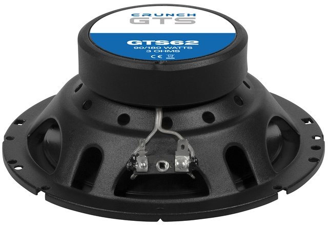 CRUNCH GTS62, 2-vei koaxial 16,5 cm 16,5 cm (6½") Koaxial høyttalere 