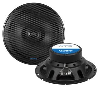 CRUNCH GTS62, 2-vei koaxial 16,5 cm 16,5 cm (6½") Koaxial høyttalere