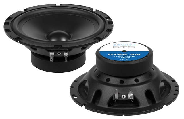 CRUNCH GTS6.2W Woofer 16,5 cm 16,5 cm (6½") Kickbass høyttaler 