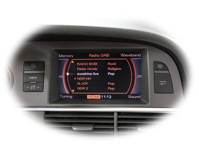 Kufatec Fistune DAB/DAB+ - Audi Audi m/MMi 2G u/OEM DAB (se egen liste) 