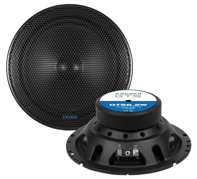 CRUNCH GTS6.2W Woofer 16,5 cm 16,5 cm (6½") Kickbass høyttaler 