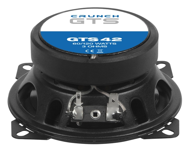 CRUNCH GTS42, 2-vei koaxial 10 cm 10 cm (4") Koaxial høyttalere 