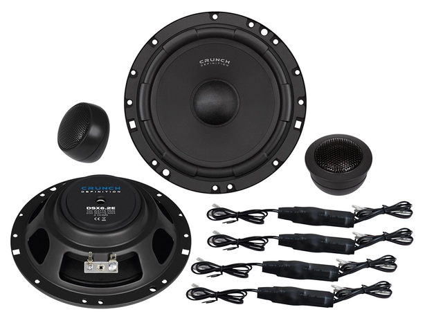 CRUNCH DSX6.2E 2-vei kompo 16,5cm 16,5 cm (6½") Komponentsett 