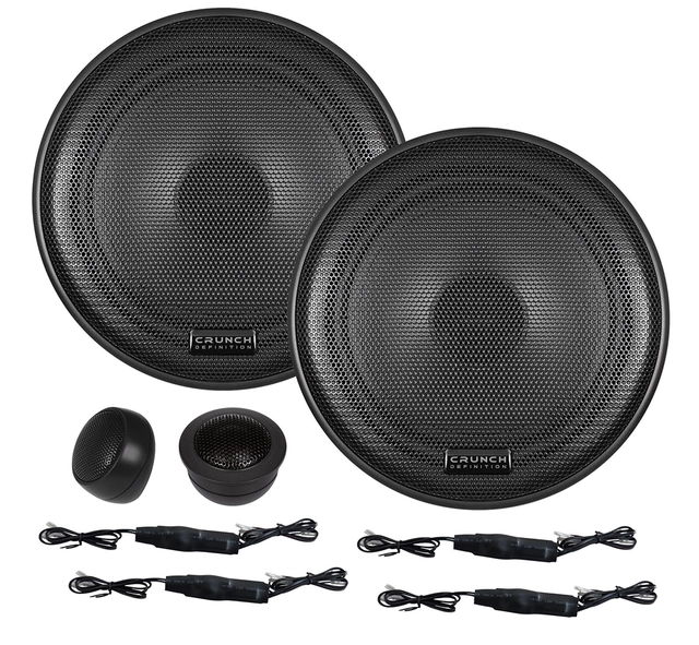 CRUNCH DSX6.2E 2-vei kompo 16,5cm 16,5 cm (6½") Komponentsett 