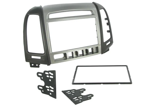 Connects2 Premium monteringsramme 2-DIN Santa Fe (2009 -2012) m/4-brytere