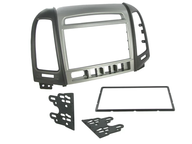 Connects2 Premium monteringsramme 2-DIN Santa Fe (2009 -2012) m/4-brytere 