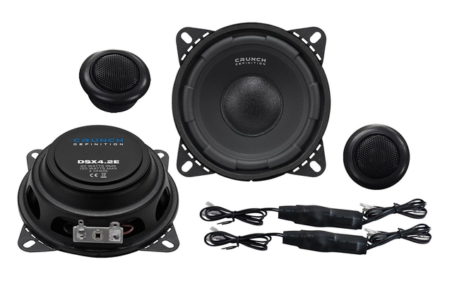 CRUNCH DSX4.2E, 2-veis kompo 10cm 10 cm (4") Komponentsett 