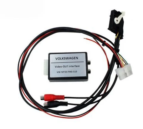 CAS Video-ut adapter VW m/MFD3/RNS-510 u/TV eller Interface 
