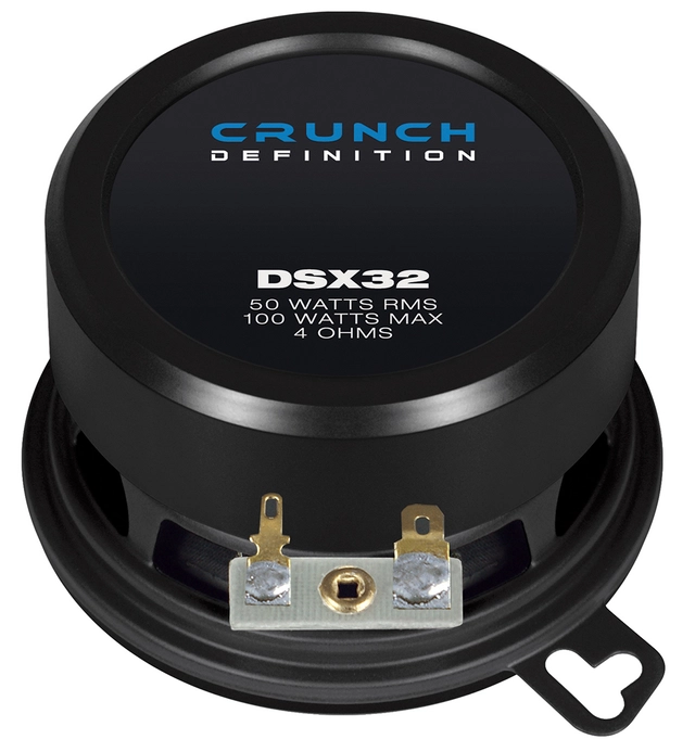 CRUNCH DSX32, 2-veis koaxial 8,7 cm 8,7 cm Koaxial høyttalere 