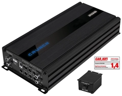 CRUNCH GTO3750, 3-kanals forsterker Class D Digital 3-kanals forsterker
