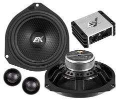 ESX 6&quot;  komponentsett 90/180W 6&quot; 2-veis Komp.sett/2-kanals forsterker